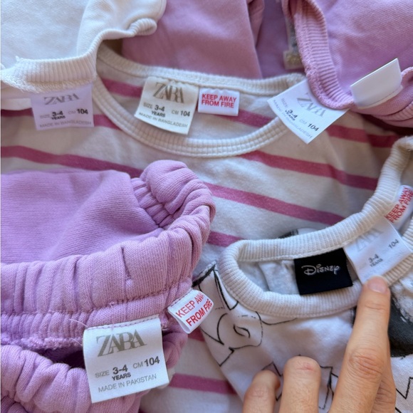 6PCS! BUNDLE ZARA GIRLS Assorted Clothing 3-4T - Picture 7 of 13